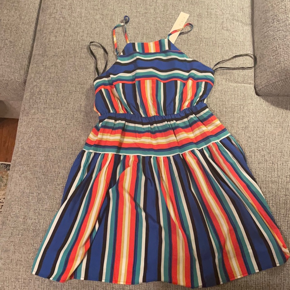 NWT size S multicolored mini dress